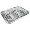 Home Plus Durable Foil 11-7/8 in. W X 16-5/8 in. L Roasting Rack and Pan Silver D41110